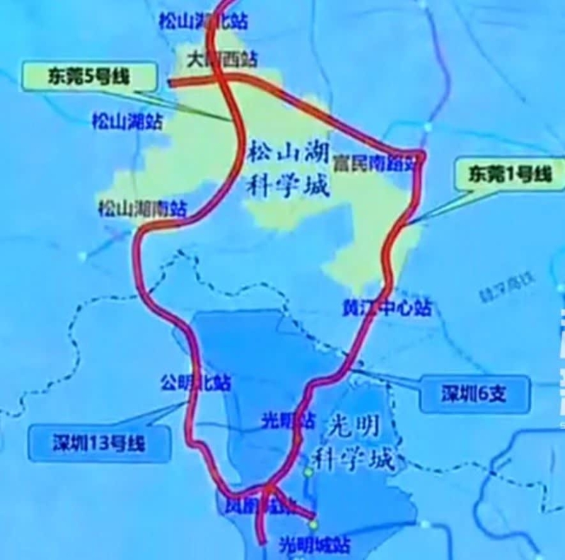 深莞两地通过构建“2城际、2地铁”的轨道网络。